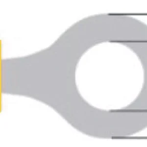 Conector FAST ON RING 8.4mm galben Valueline