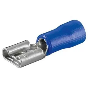 Conector mama 4.8x0.8mm albastru Goobay
