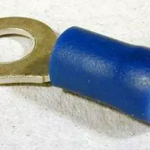 Conector rotund inel papuc 5.3mm albastru