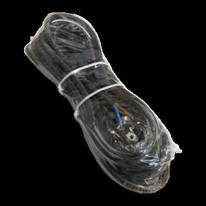 Cordon alimentare Schuko - fire libere 1.5m negru 3500W 16A 3x1.5mm2 cupru 3G1.5 CA15N11 Wconn