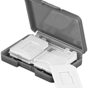 Cutie de stocare 4 carduri de memorie SD/Micro SD/MMC Goobay 95349