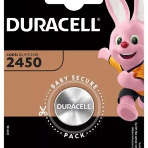 Duracell baterie litiu CR2450 3V diametru 25mm x h5mm 1buc