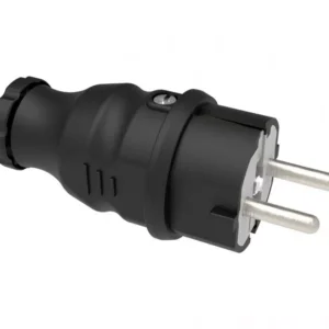 Fisa schuko cauciuc Bemis BK1-1402-2011 2P+E 16A 250V IP44 negru