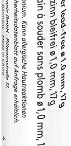 Fludor 1mm fara plumb cu argint cupru staniu flux 217 C 17gr Goobay