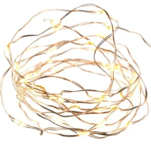 Ghirlanda luminoasa 30 micro LED-uri albe luminozitate ridicata lumina calda WELL