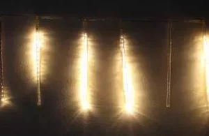 Ghirlanda luminoasa 8 turturi lumina alba cablu transparent WELL