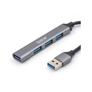 HUB extern SPACER SPHB-USB-4U-01 porturi USB USB3.0 x1 USB2.0 x3