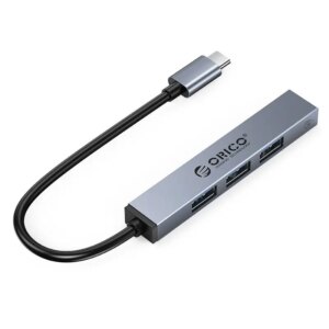 HUB USB Orico AHC1-4A-GY 4 port-uri USB3.2 gri 15cm