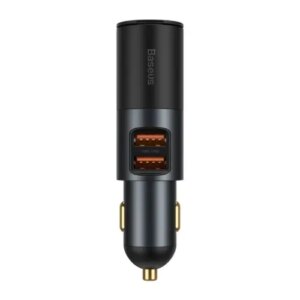 Incarcator bricheta auto Baseus CCBT-D0G Share Together 2x USB Output 5V /3A 1x bricheta auto total output 120W gri