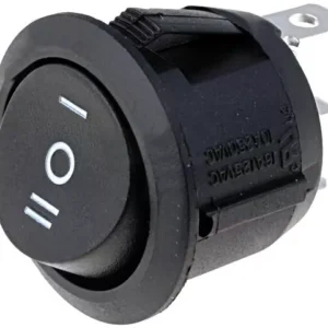 Intrerupator ROCKER SP3T ON-OFF-ON 10A 250VAC Pozitii 3 cu retinere 50mOhm SCI R13-112D-BB-7D