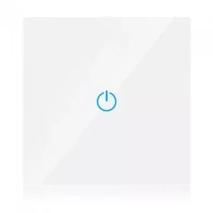 Intrerupator Smart SIMPLU din sticla cu Touch alb V-TAC