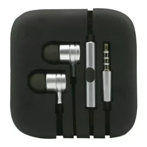 Kit Handsfree Metal Jack 3.5 Argintiu