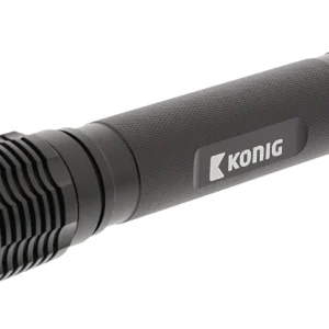 Lanterna cu carcasa din aluminiu neagra LED 10W Baterie tip C R14 Konig