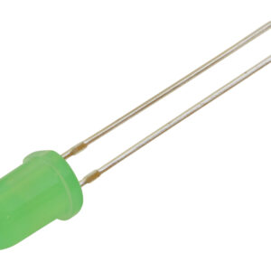 LED 5mm verde cu clipire 3-5V 1560-2180mcd 30grade parte frontala convex OPTOSUPPLY OSG5DP5A34A-6.8HZ