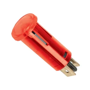 Lumina semnal 230V lumina rosie LED 39x12 mm terminal 6.3mm 07920PI