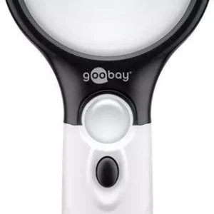 Lupa cu LED pentru citire alba pentru afisarea detaliilor fine fonturi imagini obiecte extrem de mici Goobay