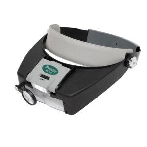 Lupa X1.8 /X2.6 /X5.8 cu lumina LED cu banda pentru cap Pro`sKit MA-016