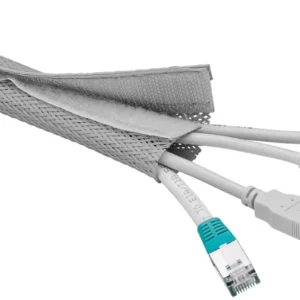 Manson de cablu 1.8m textil flexibil 20-40mm gri Goobay