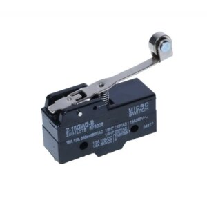 MICRO SWITCH cu tija lunga 63mm si rola 11mm 49x18x29/46mm Z-15GW2-B 15A 125 /250 /480VAC
