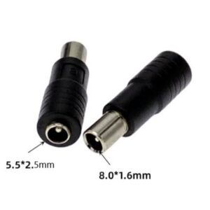 Mufa adaptoare 5.5/2.5mm mama - 8.0/1.6mm tata (538)
