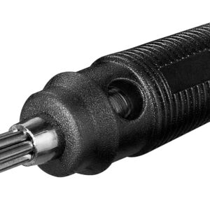 Mufa banana 4 mm tata din cauciuc moale negru Goobay 11399