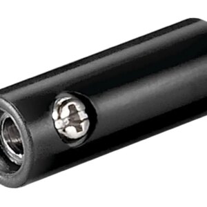 Mufa banana mama 4mm din plastic negru Goobay 11378