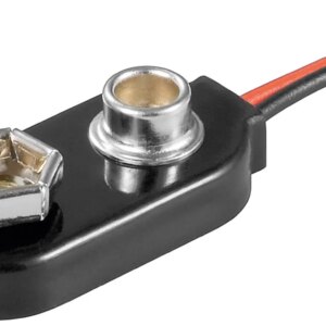 Mufa baterie 9V cu Cablu liber si Rezistent la apa Goobay 12483