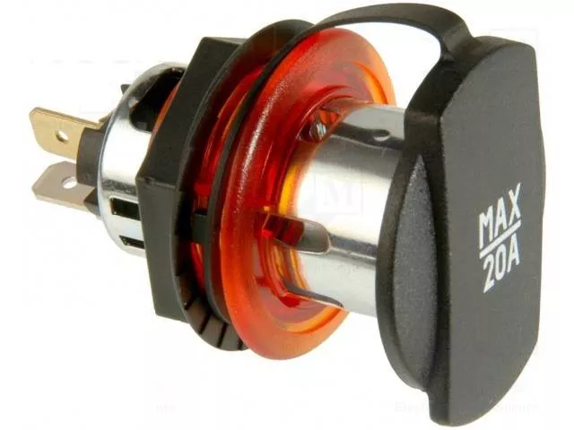 Mufa mama bricheta auto x1 20A 12÷24VDC PRO CAR 68140810