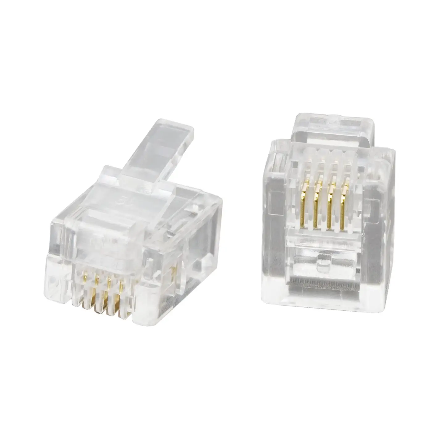 Mufa modular 6P4C RJ11 tata pentru telefon fix