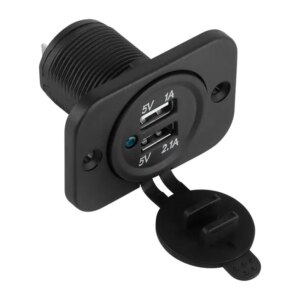 Mufa montaj bricheta auto incarcare 2x USB 3.1A PY-CHR0001 Peiying