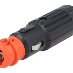 Mufa tata bricheta auto 16A 12-24VDC 12V/1x 15A neagra SCI A13-150C