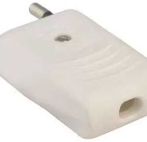 Mufa tata euro iesire dreapta 6A 250V alb Well