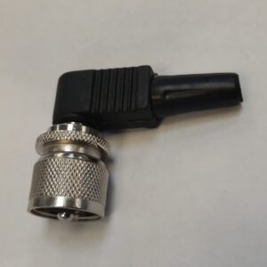 Mufa UHF Tata RG58 surub corp + manson plastic la 90 grade PR. B OCHI