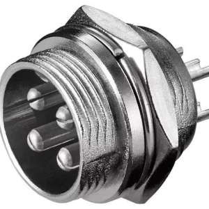 Mufa XLR tata pentru microfon 4 pini pe panou Goobay