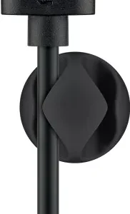 Organizatoare cabluri 6buc cu 2 sloturi negru Goobay