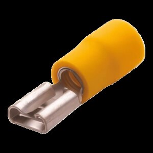 Papuc auto mama 4.0-6.0mm2 0.8x6.35mm izolat /galben Safak FE-5638