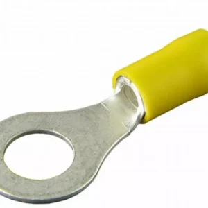 Papuc inel electric izolat 6.4mm galben 1buc Nedis