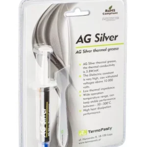 Pasta termoconductoare pe baza de argint AG Silver 3.8 W/m.K. 3grame AG TermoPasty