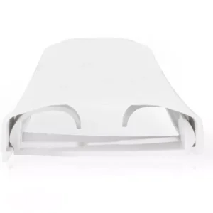 Pat de cablu 110x6 cm alb Nedis