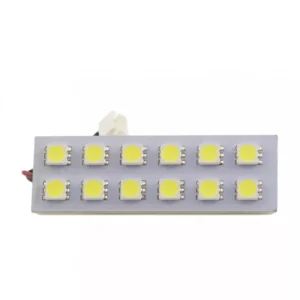 Placa LED SMD 20x60 mm 12V SMD5050 3W lumina alba 240lm inclus adaptoare W5W C5W BA9S CarGuard