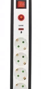 Prelungitor 4 prize 5m cu protectie cablu 3xG1.5mmp Well