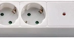 Prelungitor 6 prize 1.4m cu protectie cu switch intrerupator iluminat 3xG1.5mm Goobay