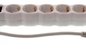 Prelungitor 6 prize 3m cu intrerupator 3xG1.5mmp Well