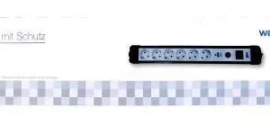 Prelungitor 6 prize 3m cu protectie 3xG1.5mmp Well