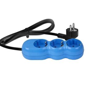 Prelungitor electric 3G1.5 albastru 3 prize 3m AS3015N03 Wconn