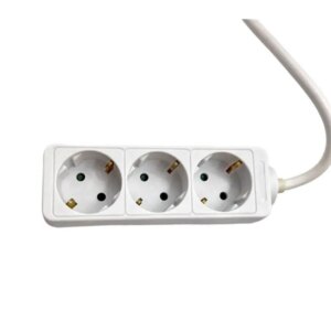 Prelungitor Well 3 prize 3m cablu 3x1.5mmp 16A 3500W alb EXTS-3S3M/04-WL