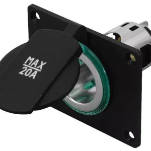 Priza bricheta auto cu montaj pe placa 20A Pro Car