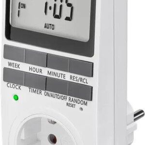 Priza programabila digitala pentru interior 3680W, Goobay 64900