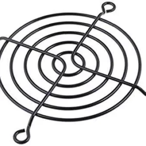 Protectie 80x80mm pentru ventilator Material metal Fixare cu surub negru TQSolution