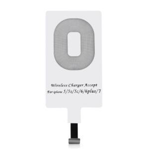 Receptor wireless Qi pentru Apple iPhone alb Choetech WP-IP-301WH